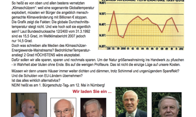 Ankündigung: 1. Bürgerschutztag am 12.5.13 in Nürnberg