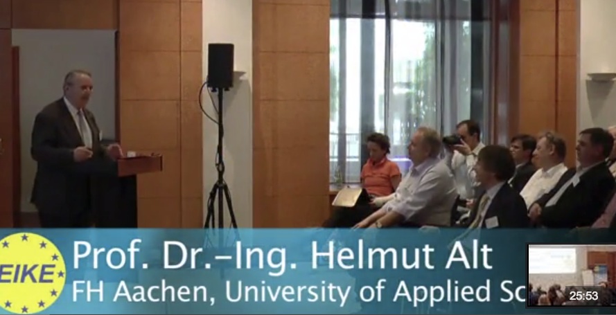 Teil IV Videos von der VII. IKEK Mannheim jetzt verfügbar: heute Prof. Helmut Alt