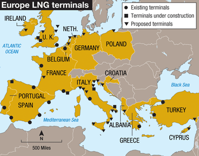 Energie: Wie kommt LNG* in die Ukraine?