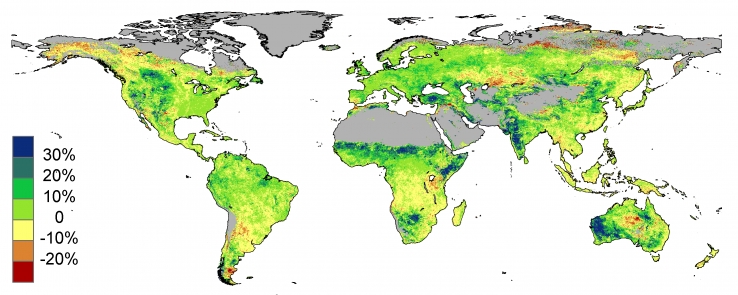 CSIRO-Studie: Steigender CO2-Gehalt lässt die Wüsten ergrünen