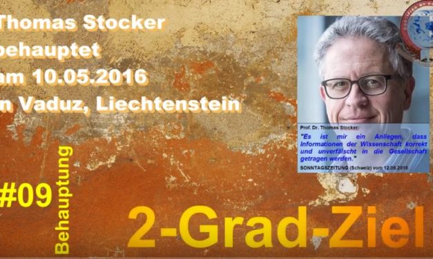 Video Teil 2 vom Klimamanifest von Heiligenroth zum Vortrag von Prof. Dr. Thomas Stocker in Vaduz im Mai 2016