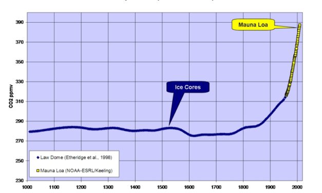 Eisbohrkerne und Pflanzenstomata: Der historische CO2 Gehalt der Atmosphäre war oft deutlich höher als 280 ppm!
