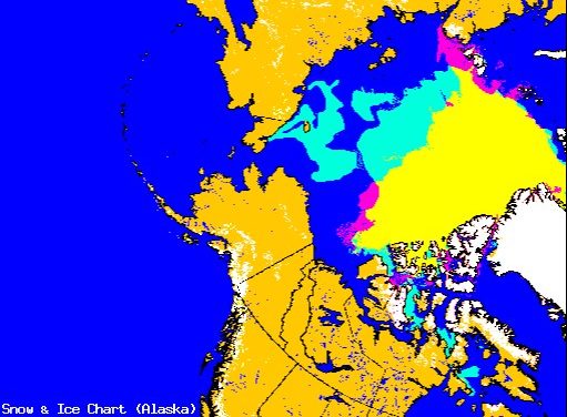 NOAA zeigt 36% mehr Eis als während des Minimums 2007