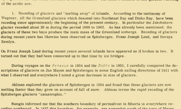Katastrophaler Rückzug der Gletscher auf Spitzbergen! Brandheiße Meldung von:  1934!