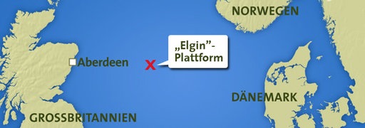 Gasleck bei Bohrinsel Elgin – anders als CCS (Carbon capture and storage) jedoch beherrschbar!