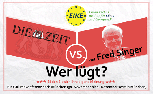 Die Zeit vs Prof. Fred Singer