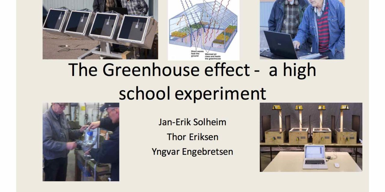 10. IKEK – Prof. em. Jan-Erik Solheim: Start des zweitägigen „Al Gore-Experiments“