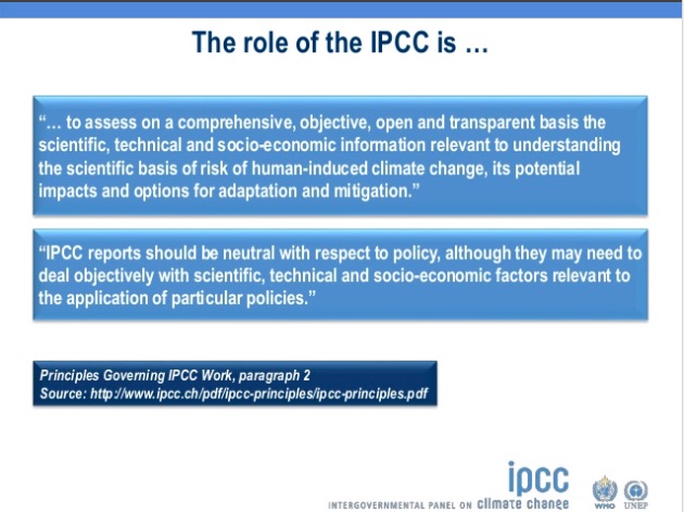 Heimlich, still und leise – das IPCC ändert sein Mandat