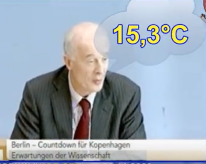 Ex-Klimaberater von Frau Merkel Prof. Schellnhuber (PIK) kann Bezugstemperatur der Pariser Klimaübereinkunft nicht beziffern.