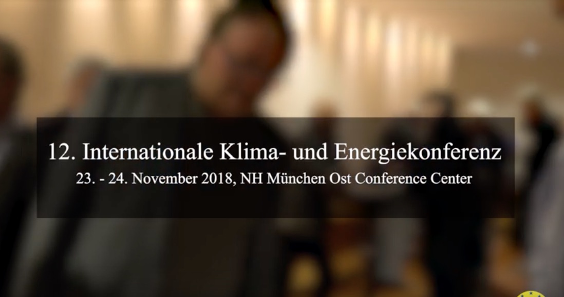Impressionen 12. Internationale Klima- und Energiekonferenz am 23. und 24. November 2018 in München.