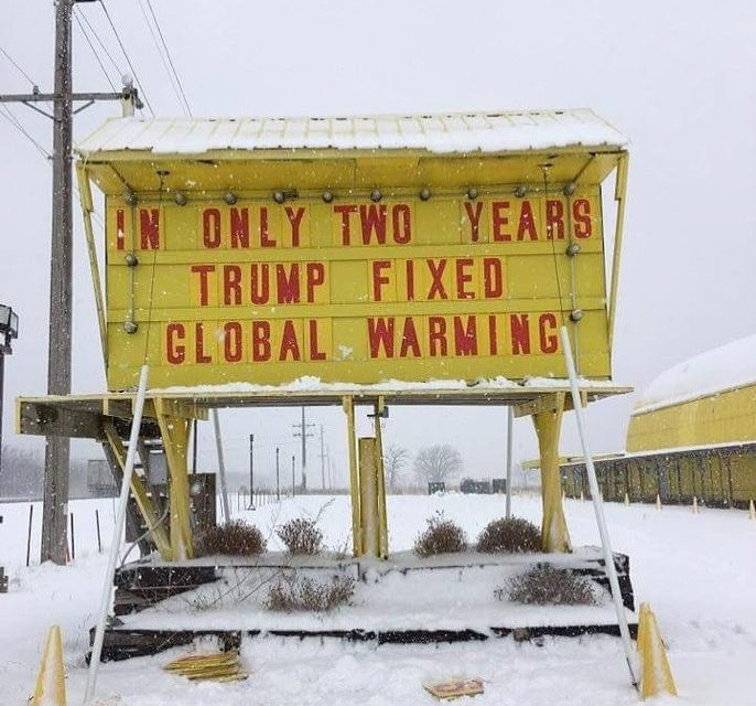 Kälte in den USA: Das muss wohl der Klimawandel sein, oder?