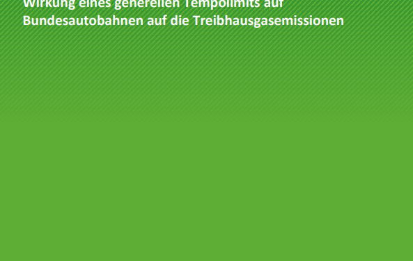 Tempolimit, gut für das Klima – Wirklich?