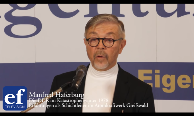 Manfred Haferburg: Blackoutgefahr in Deutschland. Ein Insider berichtet auf der  ef-Konferenz 2020