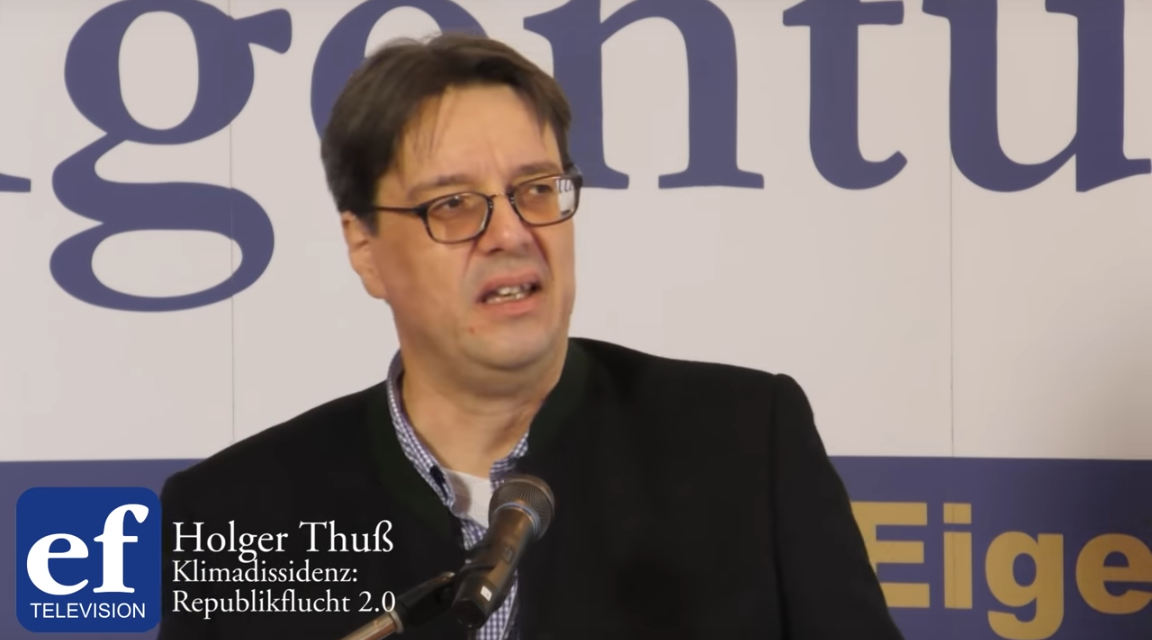 Holger Thuß: Republikflucht 2.0  auf der ef-Konferenz 2020
