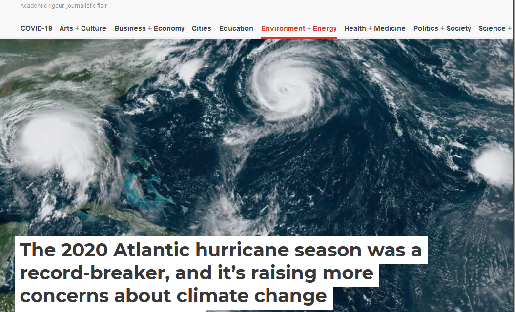 Gab es wirklich eine Rekord-Saison bzgl. atlantischer Hurrikane?