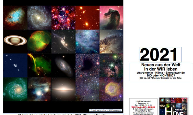 Toller Kalender für 2021 – Es ist noch nicht zu spät!