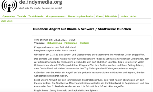 „Keine Ruhe für die Klimakiller“: Brandanschläge auf Stromleitungen von Tesla und Münchener Haushalten