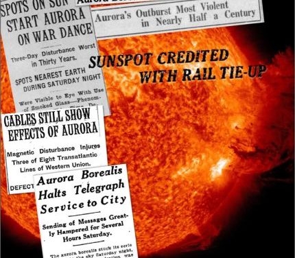 Der stärkste geomagnetische Sturm des 20. Jahrhunderts …