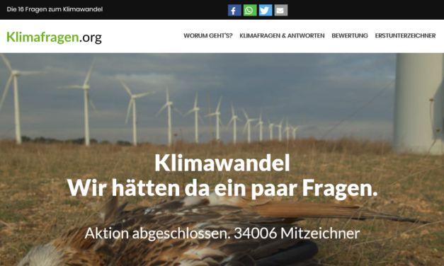 Klimafragen: Was wissen die Politiker im deutschen Bundestag überhaupt über die Argumente der Alarmisten?