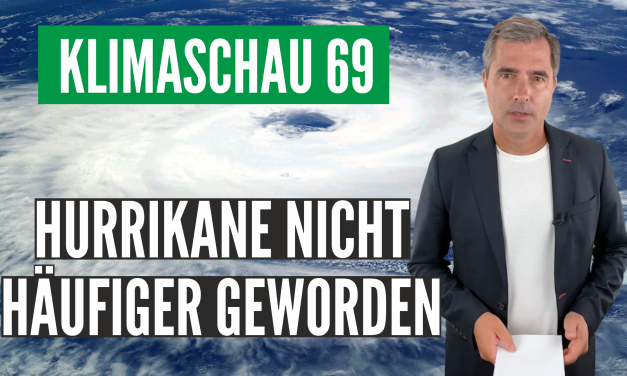 Die Klimaschau von Sebastian Lüning: Hurrikane sind in letzten 170 Jahren nicht häufiger oder stärker geworden