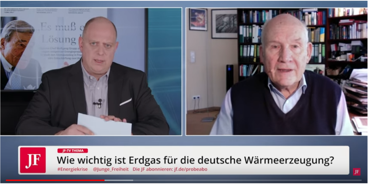 Energiekrise: Es muß eine Lösung her! JF-TV mit Michael Limburg