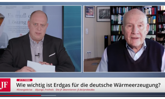 Energiekrise: Es muß eine Lösung her! JF-TV mit Michael Limburg