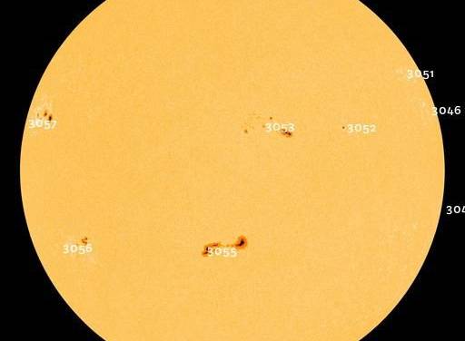 Schwache Sonnenaktivität