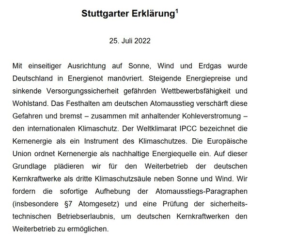 Die Stuttgarter Energiewendetagung
