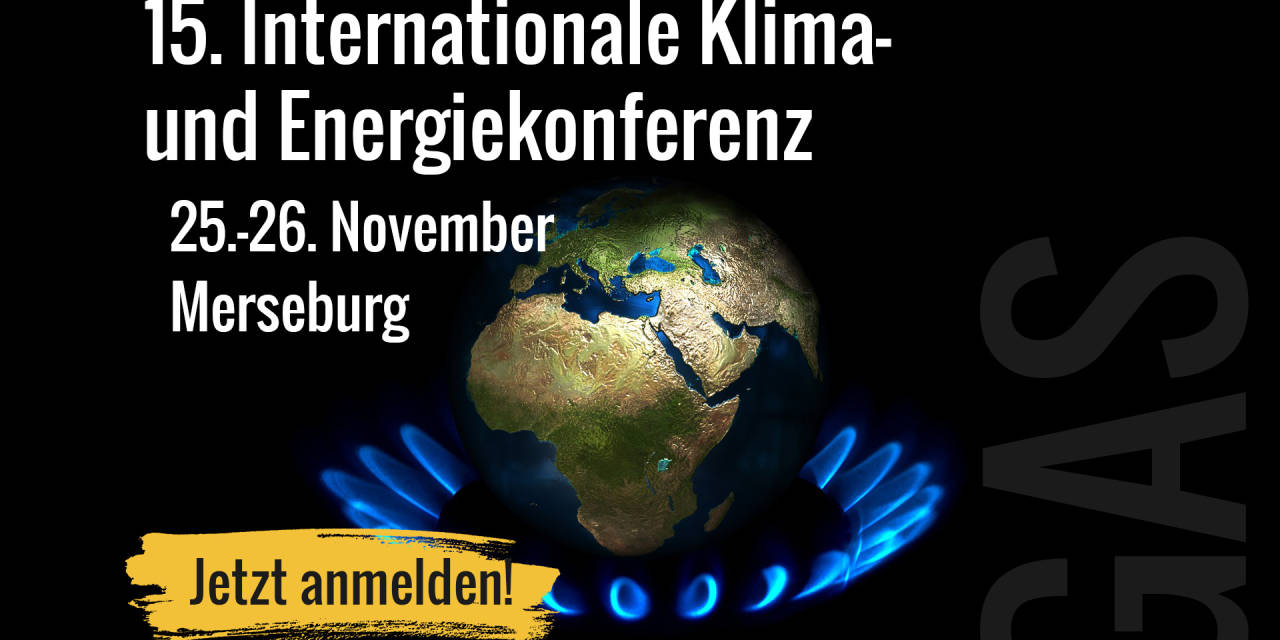Register now! 15th International EIKE Climate and Energy Conference near Merseburg