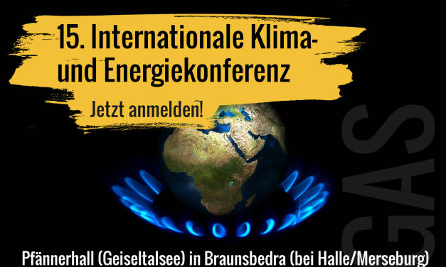 LIVESTREAM: 15. Internationale EIKE Klima- und Energiekonferenz in Braunsbedra bei Merseburg