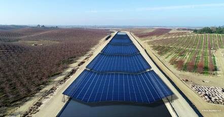 Kalifornien will Wasserkanäle mit Sonnenkollektoren abdecken