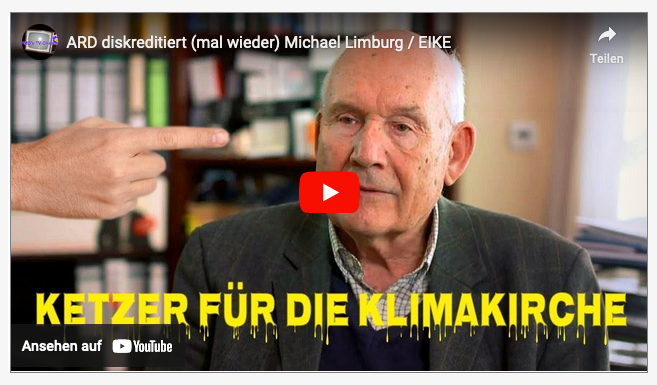 ARD diskreditiert Michael Limburg und EIKE – mal wieder
