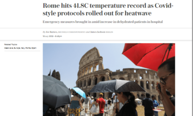 Rekorde brechende Hitzewelle in Europa?