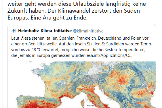 „48°C“ – „Gardasee“ wiederholt sich: Medien verbreiten gezielt Enten zu Sommertemperaturen