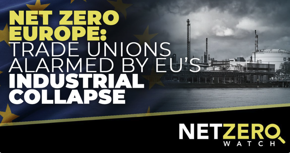 <em>Net Zero</em> Europa: Gewerkschaften sind alarmiert ob des industriellen Kollaps‘ der EU