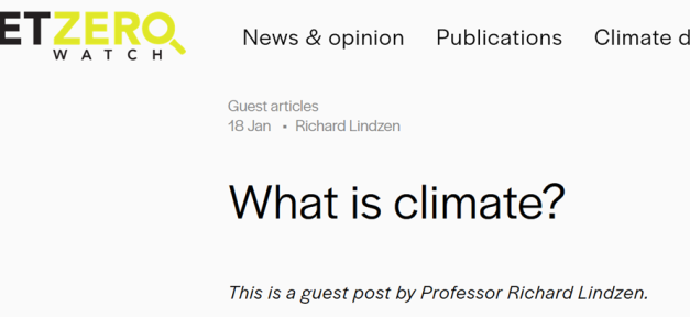 Was ist Klima? – Richard Lindzen