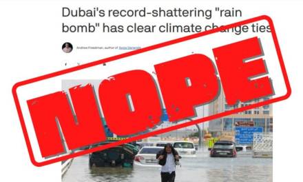 Nein, AXIOS, die „Regenbombe“ von Dubai hat nichts mit dem Klimawandel zu tun