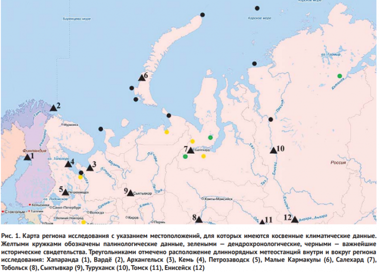 Umfassende russische Temperatur-Rekonstruktion: höhere Temperaturen vor 1000 Jahren