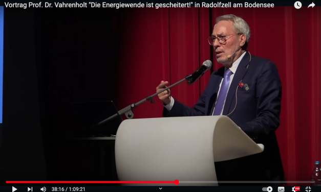 Fritz Vahrenholt: „Die Energiewende ist gescheitert!“ – in Radolfzell am Bodensee