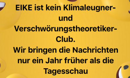 Was sind Verschwörungstheorien? Leugnet EIKE das Klima?