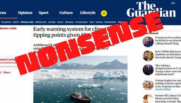 Falsch, <em>The Guardian</em>, es gibt keine erkennbaren „Kipp-Punkte“