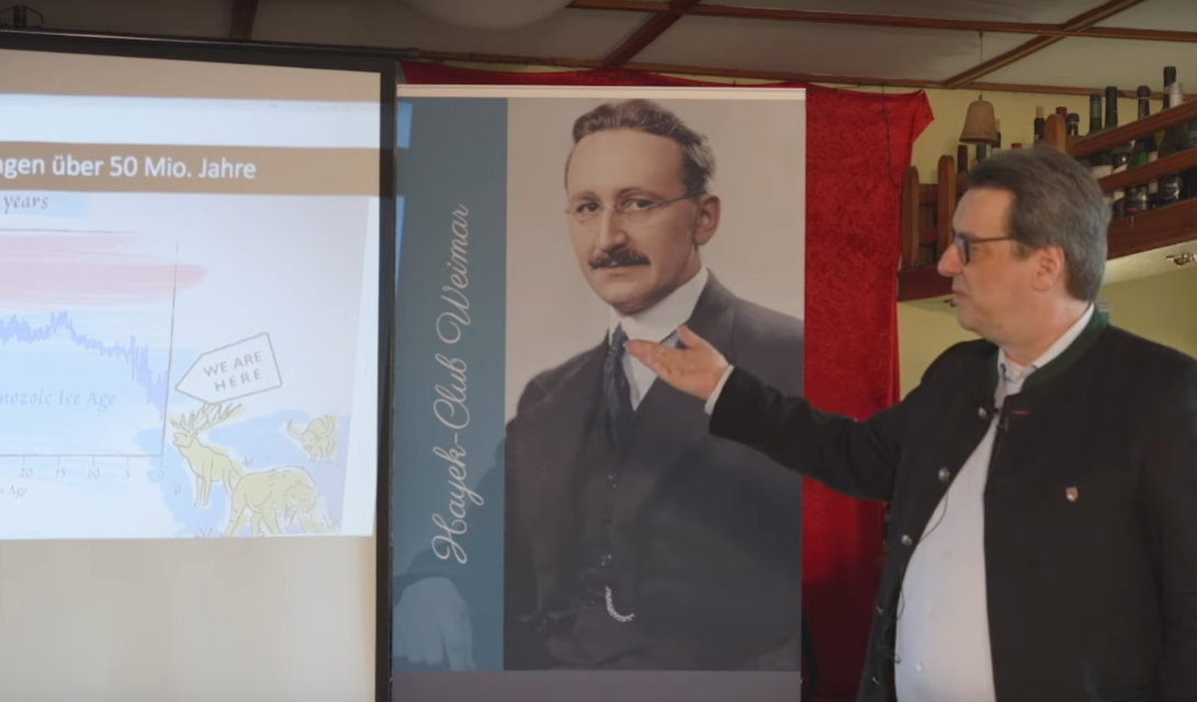 Klima und Ideologie – Holger Thuß beim Hayek-Club in Weimar