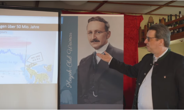 Klima und Ideologie – Holger Thuß beim Hayek-Club in Weimar