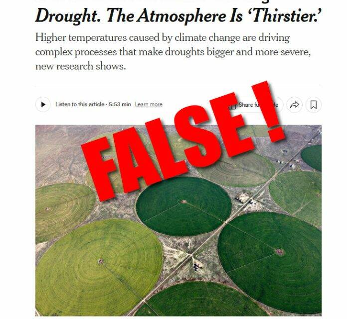 Die große Lüge der <em>New York Times</em> bzgl. einer immer „durstigeren“ Atmosphäre