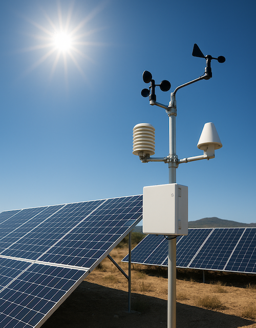 Krasse Klima-Tricks: Spanische Meßstation bei Murcia steht in der prallen Sonne neben Photovoltaik