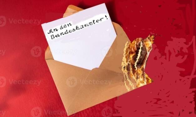 Ein Alarmbrief an den Kanzler