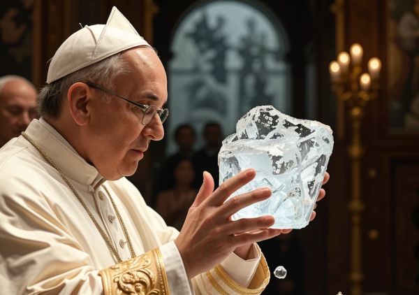 Der Segen des Papstes für das Meereis der Arktis offenbart einen Fluch