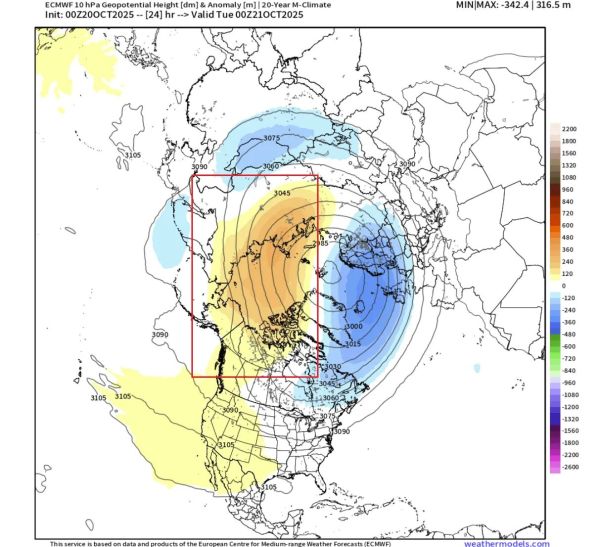 „Störung“ des Polarwirbels