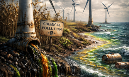 Industrie-Chemikalien auf dem Acker und im Meer: Windkraft verseucht die Umwelt