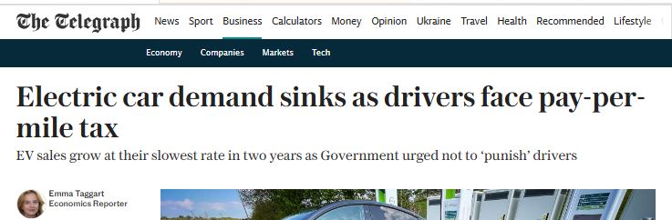 Die Nachfrage nach Elektroautos sinkt, da nun auch diese mit Kfz-Steuer konfrontiert werden Die Nachfrage nach Elektroautos sinkt, da nun auch diese mit Kfz-Steuer konfrontiert werden